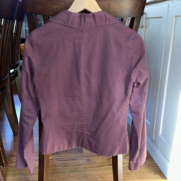 Odille (Anthropologie) Plum Blazer - size 2 - Picture 2 of 5